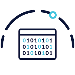 Benchmarking for service providers and technology icon