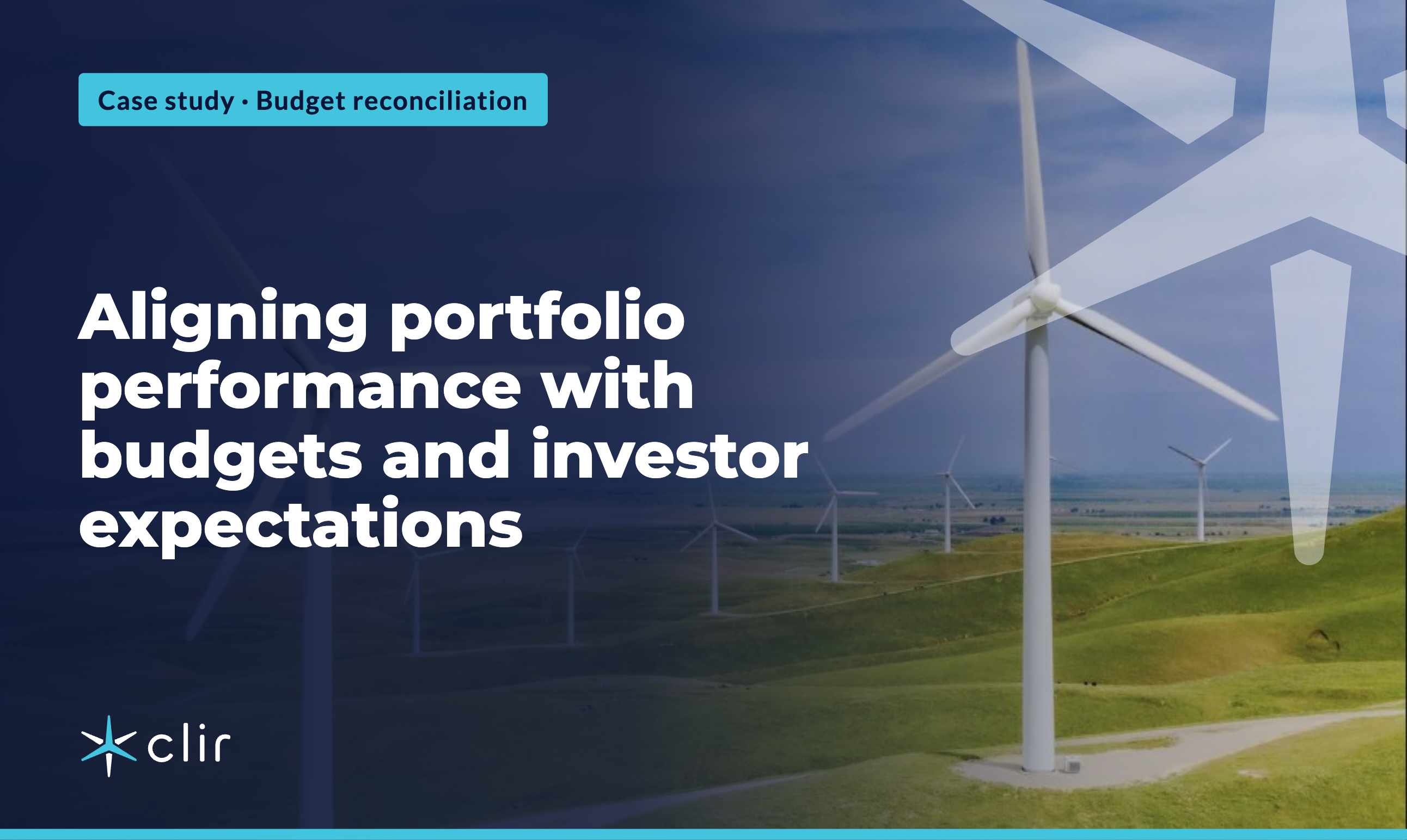 Aligning Portfolio Performance with Budgets and Investor Expectations
