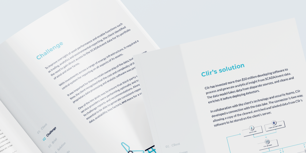 Case study of Clir's client journey infrastructure investor