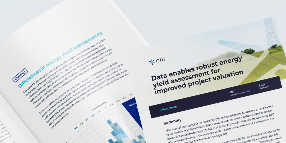 Data enables robust energy yields for improved project valuation 