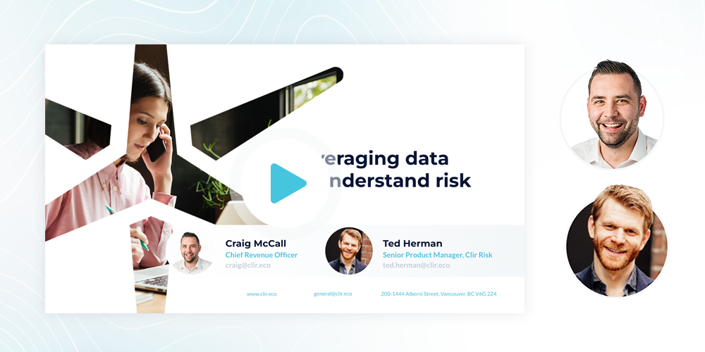 'Leveraging data to understand risk'