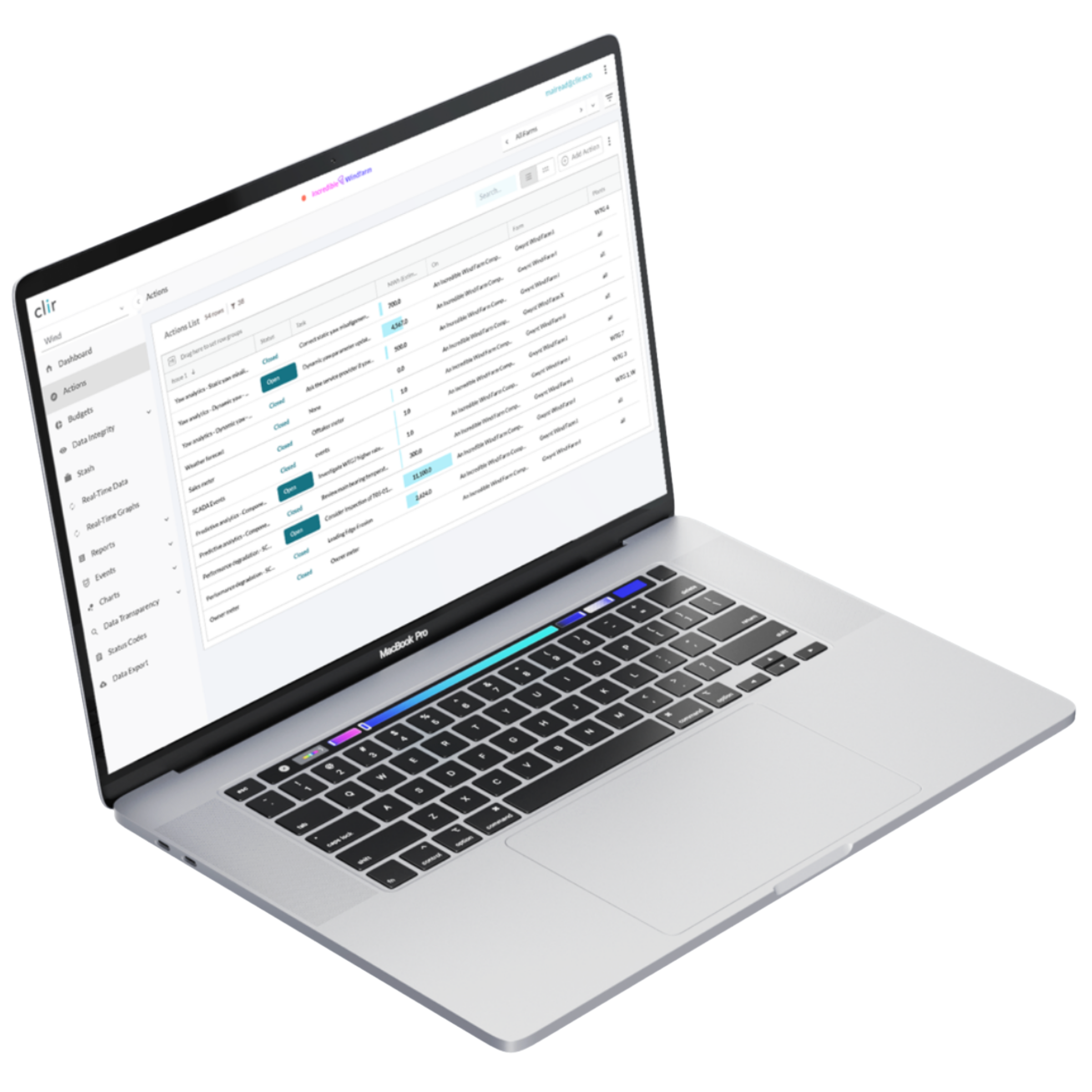 Clir Associate on a laptop